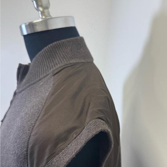 Cutter & Buck Brown Sleeveless 1/4 Zip Pullover Sweater Vest (3XT / 3X Tall) - Picture 3 of 11